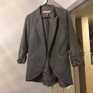 Gray work blazer